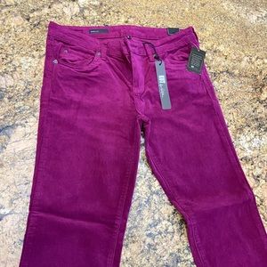 KUT from the Kloth magenta skinny jeans